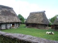 Traditional house in the area of Ã¢â¬â¹Ã¢â¬â¹Maramures, Romania. Royalty Free Stock Photo